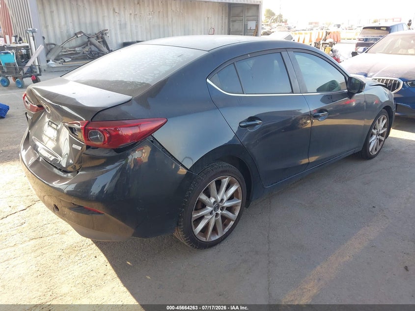 2017 Mazda 3 VIN 3MZBN1V74HM150320 IAAI salvage auction — FRONT & REAR, Salvage Title, sold $2,950 on 2026-08-01 (photo 4)
