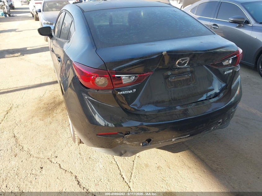 2017 Mazda 3 VIN 3MZBN1V74HM150320 IAAI salvage auction — FRONT & REAR, Salvage Title, sold $2,950 on 2026-08-01 (photo 6)