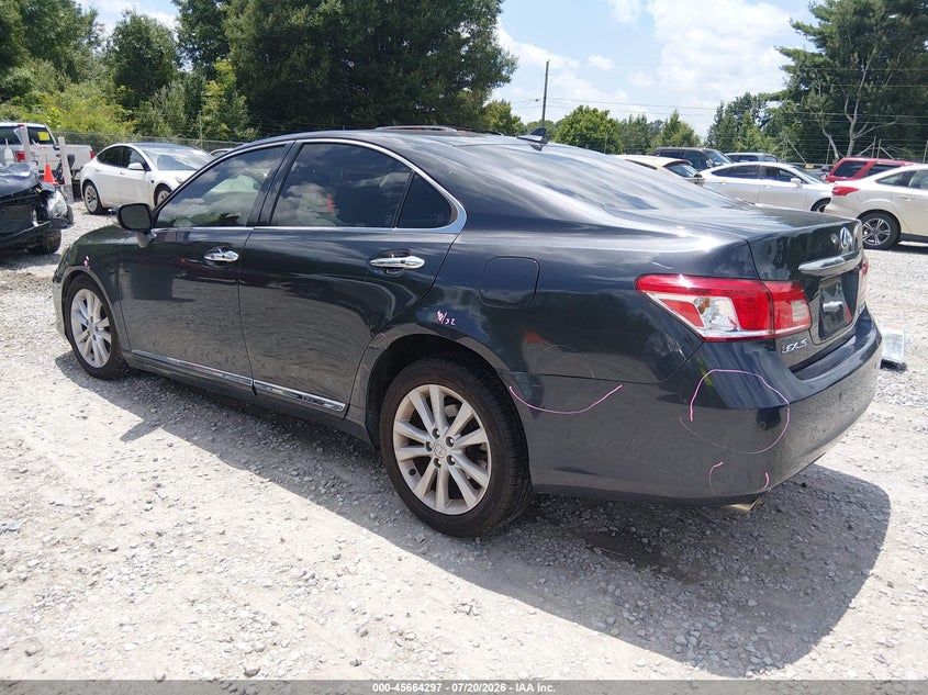 2010 Lexus Es 350 VIN JTHBK1EG4A2362139 IAAI salvage auction — RIGHT FRONT, Salvage (Alabama), sold $1,650 on 2026-08-31 (photo 3)