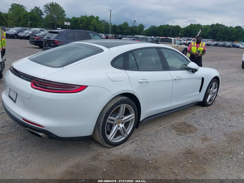 2018 Porsche Panamera VIN WP0AE2A72JL129130 IAAI salvage auction — WATER/FLOOD, Salvage Title, sold $18,200 on 2026-08-18 (photo 4)