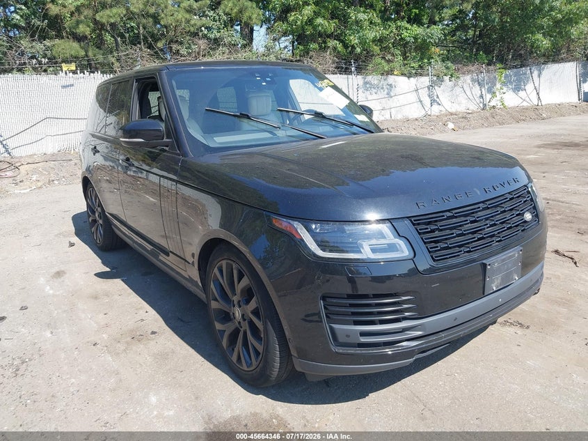 2018 Land rover RANGE ROVER VIN SALGS2REXJA388037 IAAI salvage auction — UNKNOWN, Salvage Title, sold $8,800 on 2026-07-28 (photo 1)