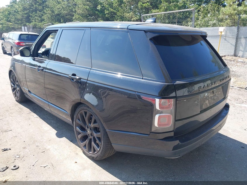 2018 Land rover RANGE ROVER VIN SALGS2REXJA388037 IAAI salvage auction — UNKNOWN, Salvage Title, sold $8,800 on 2026-07-28 (photo 3)