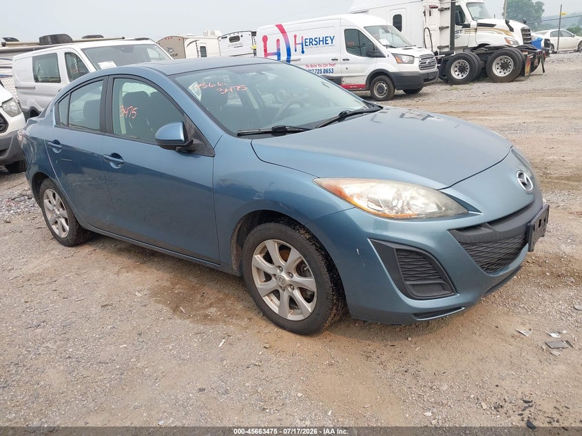 2010 Mazda 3 VIN JM1BL1SG0A1290025 IAAI salvage auction — NORMAL WEAR, Clear (Pennsylvania), sold $275 on 2026-07-29 (photo 1)