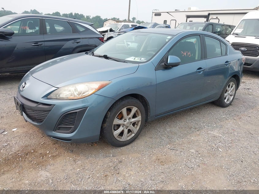 2010 Mazda 3 VIN JM1BL1SG0A1290025 IAAI salvage auction — NORMAL WEAR, Clear (Pennsylvania), sold $275 on 2026-07-29 (photo 2)
