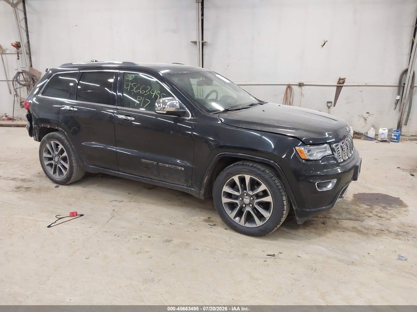 2017 Jeep Grand cherokee VIN 1C4RJFCGXHC769230 IAAI salvage auction — REAR END, Salvage Title, sold $7,200 on 2026-08-01 (photo 1)