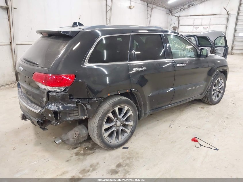2017 Jeep Grand cherokee VIN 1C4RJFCGXHC769230 IAAI salvage auction — REAR END, Salvage Title, sold $7,200 on 2026-08-01 (photo 4)