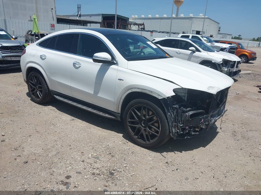 2023 Mercedes-benz Amg gle coupe VIN 4JGFD6BB1PA967300 IAAI salvage auction — FRONT END, Original (Texas), sold $50,150 on 2026-08-27 (photo 1)