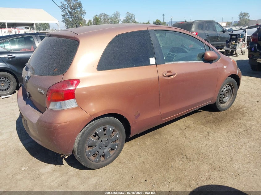 2010 Toyota Yaris VIN JTDJT4K36A5297113 IAAI salvage auction — UNKNOWN, Salvage Title - Dealer (California), sold $475 on 2026-07-29 (photo 4)