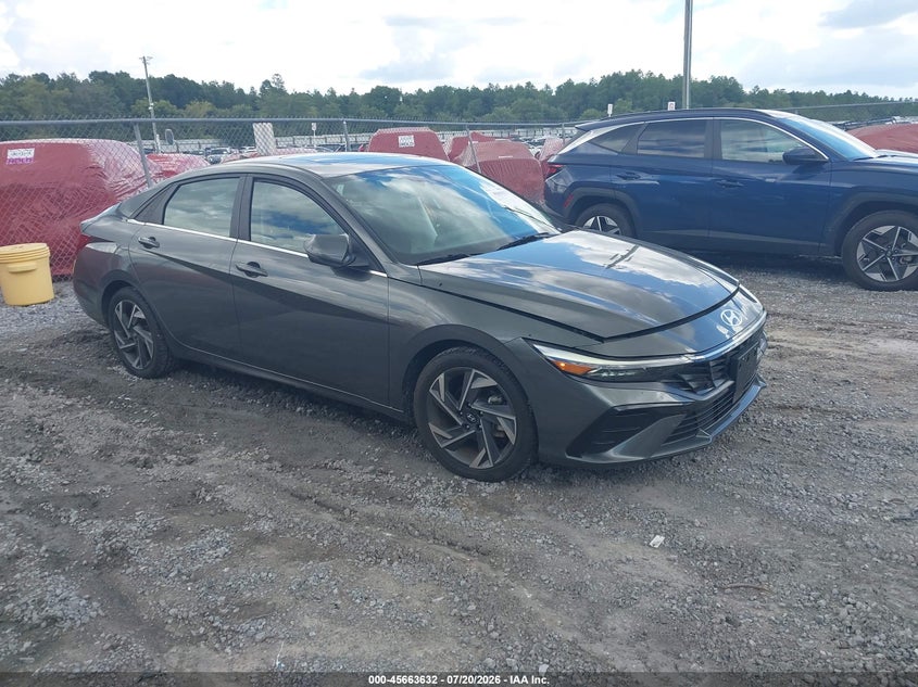 2024 Hyundai Elantra VIN KMHLP4DG0RU713828 IAAI salvage auction — SIDE, Enterprise Vehicles Clear Only (Florida), sold $25 on 2026-07-22 (photo 1)