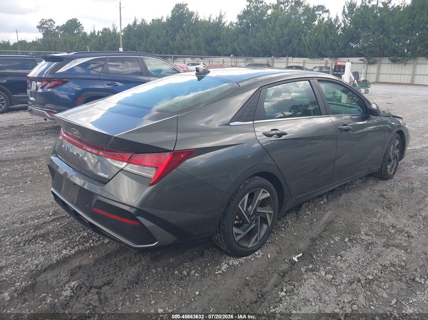 2024 Hyundai Elantra VIN KMHLP4DG0RU713828 IAAI salvage auction — SIDE, Enterprise Vehicles Clear Only (Florida), sold $25 on 2026-07-22 (photo 4)