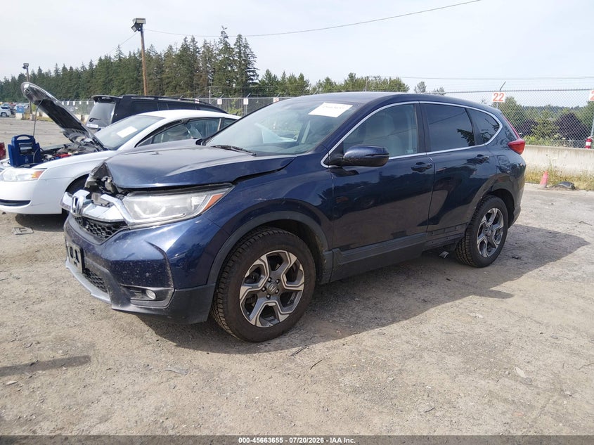 2019 Honda Cr-v VIN 5J6RW2H57KA003275 IAAI salvage auction — FRONT END, Salvage Title, sold $3,500 on 2026-08-07 (photo 2)