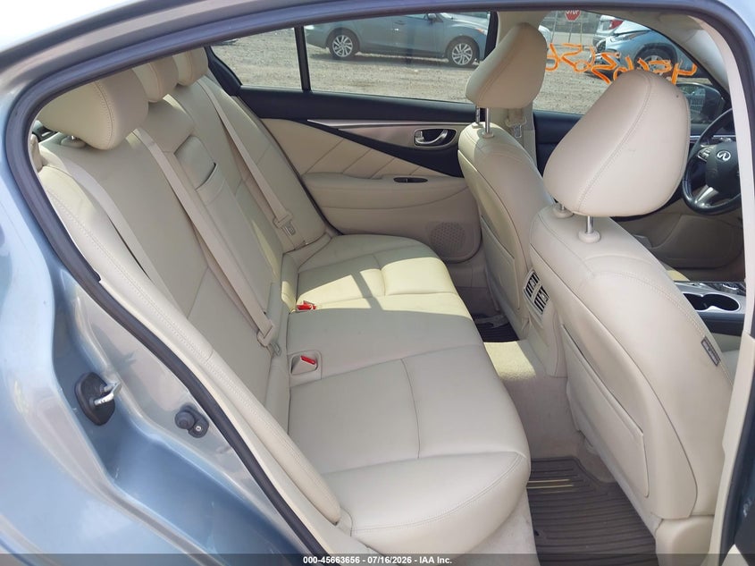 2015 Infiniti Q50 VIN JN1BV7AR1FM396833 IAAI salvage auction — NORMAL WEAR, Clear (Virginia), sold $2,150 on 2026-07-24 (photo 8)