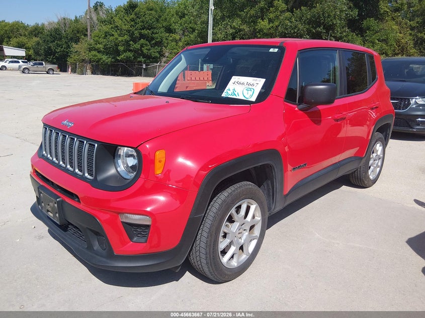2023 Jeep Renegade VIN ZACNJDB19PPP70277 IAAI salvage auction — SIDE, Enterprise Vehicles Clear Only (Texas), sold $9,100 on 2026-07-29 (photo 2)