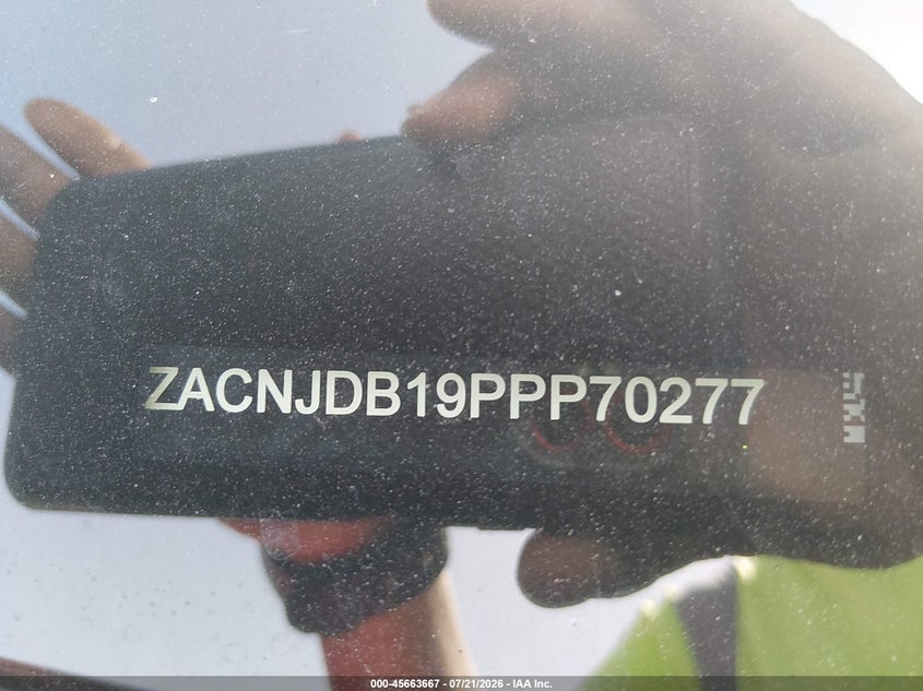 2023 Jeep Renegade VIN ZACNJDB19PPP70277 IAAI salvage auction — SIDE, Enterprise Vehicles Clear Only (Texas), sold $9,100 on 2026-07-29 (photo 9)