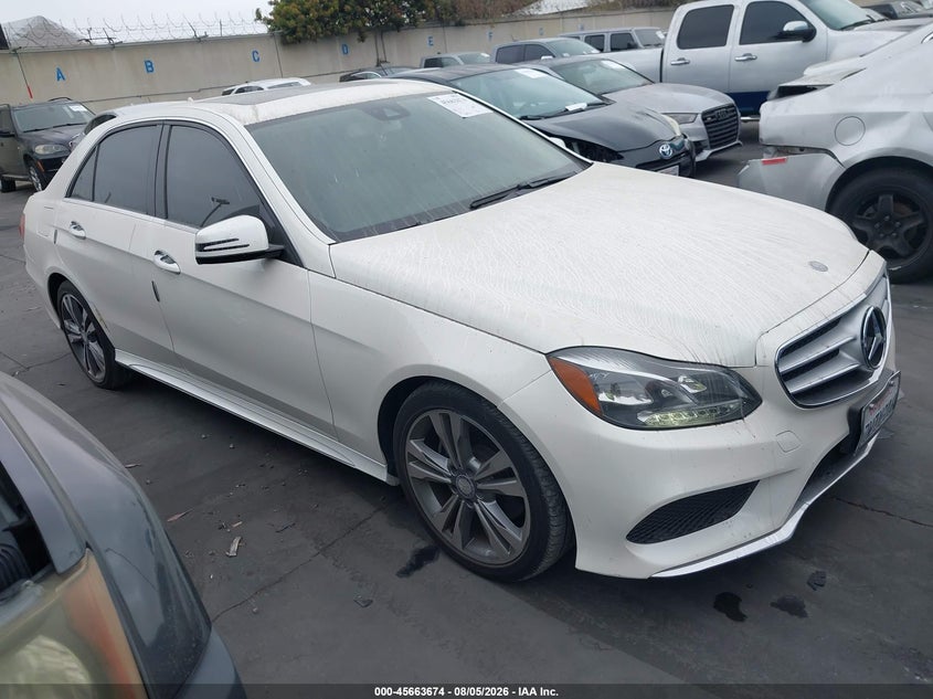 2014 Mercedes-benz E-klasse VIN WDDHF5KB6EB033731 IAAI salvage auction — FRONT END, Salvage Certificate (California), sold $5,100 on 2026-08-08 (photo 1)
