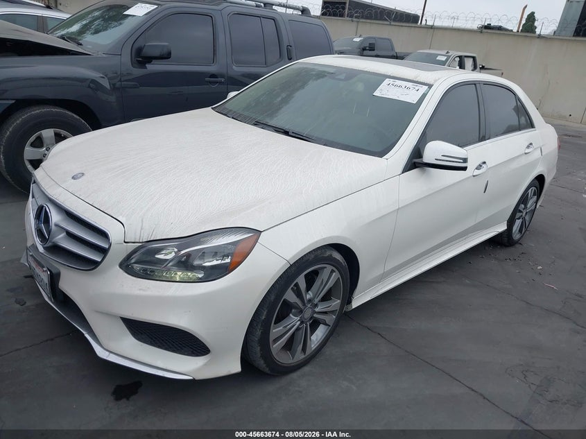 2014 Mercedes-benz E-klasse VIN WDDHF5KB6EB033731 IAAI salvage auction — FRONT END, Salvage Certificate (California), sold $5,100 on 2026-08-08 (photo 2)