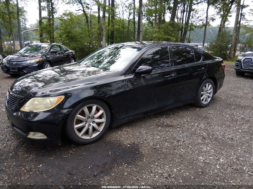 2008 Lexus Ls 460 VIN JTHBL46F185059641 IAAI salvage auction — NORMAL WEAR, Clear (Virginia), sold $300 on 2026-07-28 (photo 2)
