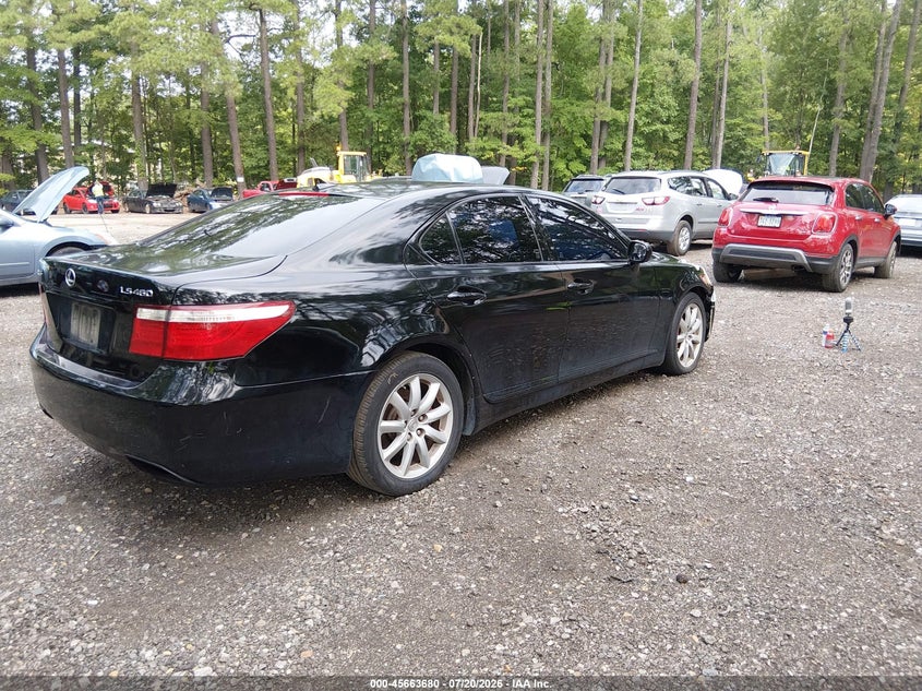 2008 Lexus Ls 460 VIN JTHBL46F185059641 IAAI salvage auction — NORMAL WEAR, Clear (Virginia), sold $300 on 2026-07-28 (photo 4)