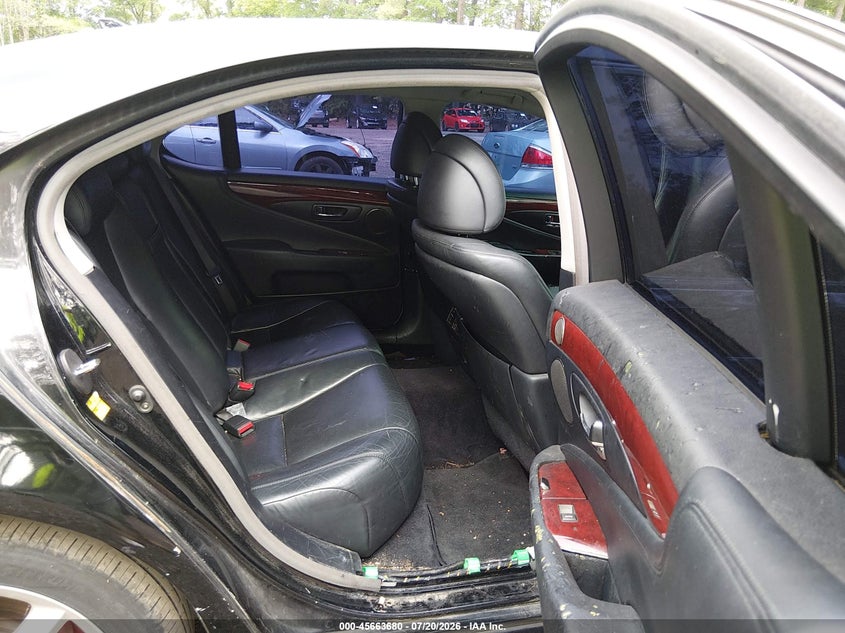 2008 Lexus Ls 460 VIN JTHBL46F185059641 IAAI salvage auction — NORMAL WEAR, Clear (Virginia), sold $300 on 2026-07-28 (photo 8)