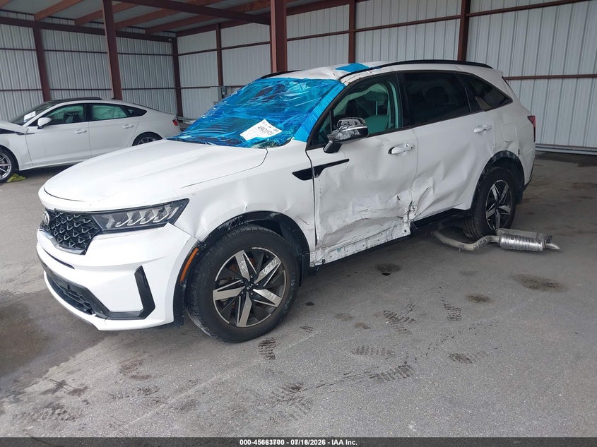 2021 Kia Sorento VIN 5XYRL4LC9MG018430 IAAI salvage auction — SIDE, Certificate Of Destruction (Florida), sold $2,050 on 2026-07-22 (photo 2)