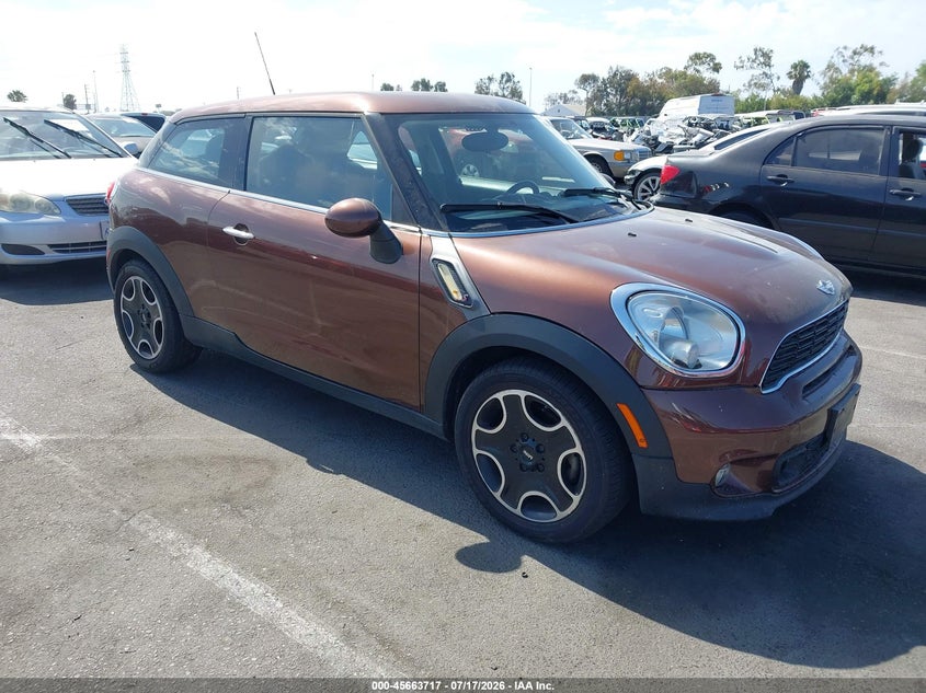 2013 Mini Paceman VIN WMWSS5C52DWN49013 IAAI salvage auction — NORMAL WEAR, Clear - Dealer Only (California), sold $300 on 2026-07-30 (photo 1)