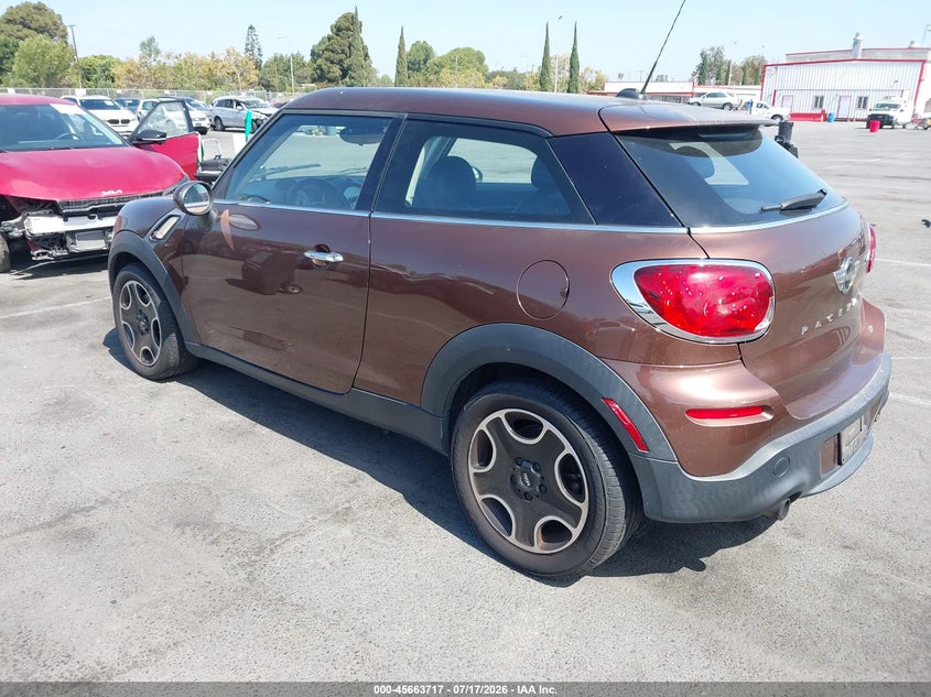 2013 Mini Paceman VIN WMWSS5C52DWN49013 IAAI salvage auction — NORMAL WEAR, Clear - Dealer Only (California), sold $300 on 2026-07-30 (photo 3)