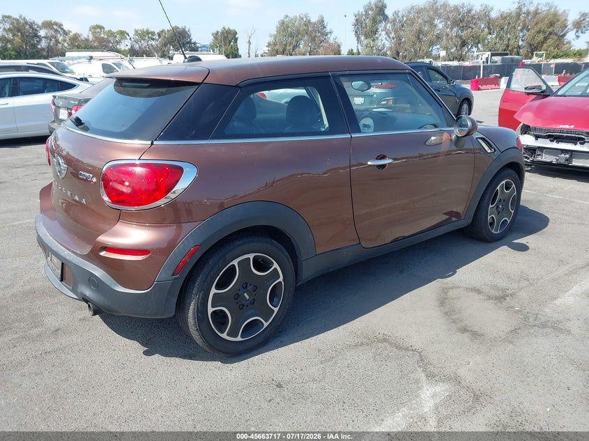 2013 Mini Paceman VIN WMWSS5C52DWN49013 IAAI salvage auction — NORMAL WEAR, Clear - Dealer Only (California), sold $300 on 2026-07-30 (photo 4)