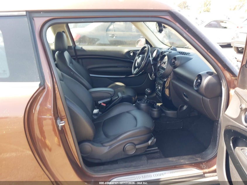 2013 Mini Paceman VIN WMWSS5C52DWN49013 IAAI salvage auction — NORMAL WEAR, Clear - Dealer Only (California), sold $300 on 2026-07-30 (photo 5)