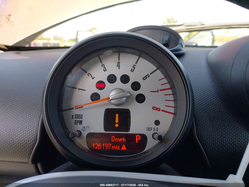 2013 Mini Paceman VIN WMWSS5C52DWN49013 IAAI salvage auction — NORMAL WEAR, Clear - Dealer Only (California), sold $300 on 2026-07-30 (photo 7)