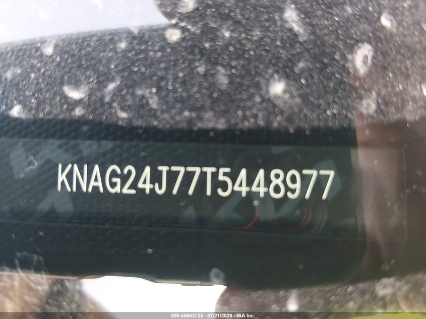2026 Kia K5 VIN KNAG24J77T5448977 IAAI salvage auction — REAR END, Enterprise Vehicles Clear Only (Texas), sold $9,700 on 2026-07-27 (photo 9)