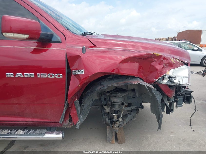 2011 Ram Ram 1500 VIN 1D7RB1CT9BS583890 IAAI salvage auction — FRONT END, Original (Texas), sold $3,050 on 2026-09-16 (photo 6)