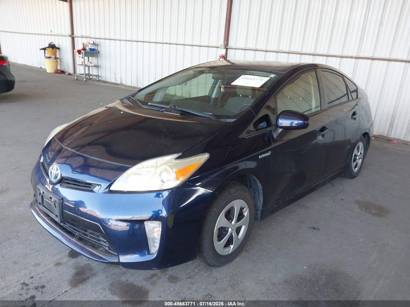 2015 Toyota Prius VIN JTDKN3DU0F0478324 IAAI salvage auction — RIGHT REAR, Salvage (California), sold $2,050 on 2026-07-30 (photo 2)
