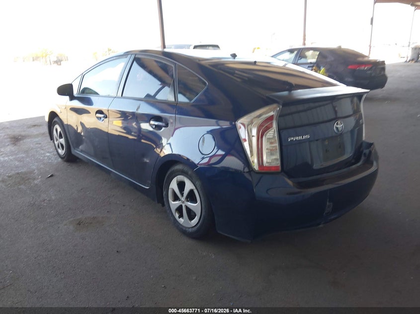 2015 Toyota Prius VIN JTDKN3DU0F0478324 IAAI salvage auction — RIGHT REAR, Salvage (California), sold $2,050 on 2026-07-30 (photo 3)