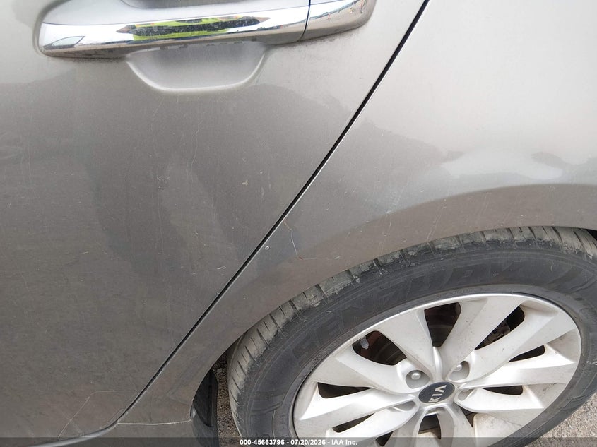2016 Kia Optima VIN 5XXGT4L33GG043999 IAAI salvage auction — NORMAL WEAR, Clear (Montana), sold $850 on 2026-07-29 (photo 6)
