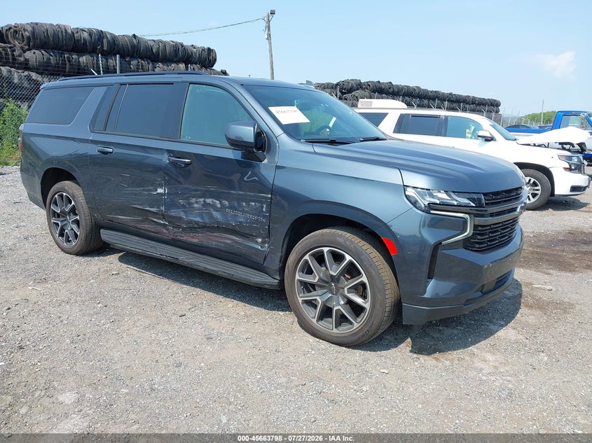 2021 Chevrolet Suburban VIN 1GNSKEKD2MR422747 — IAAI salvage auction photo