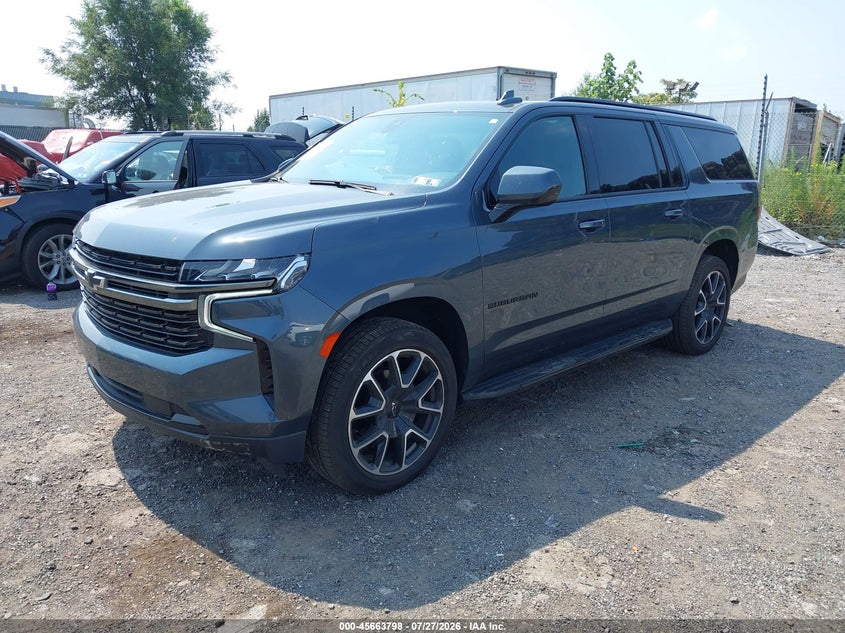 2021 Chevrolet Suburban VIN 1GNSKEKD2MR422747 IAAI salvage auction — RIGHT SIDE, Salvage (Pennsylvania), sold $19,000 on 2026-09-04 (photo 2)