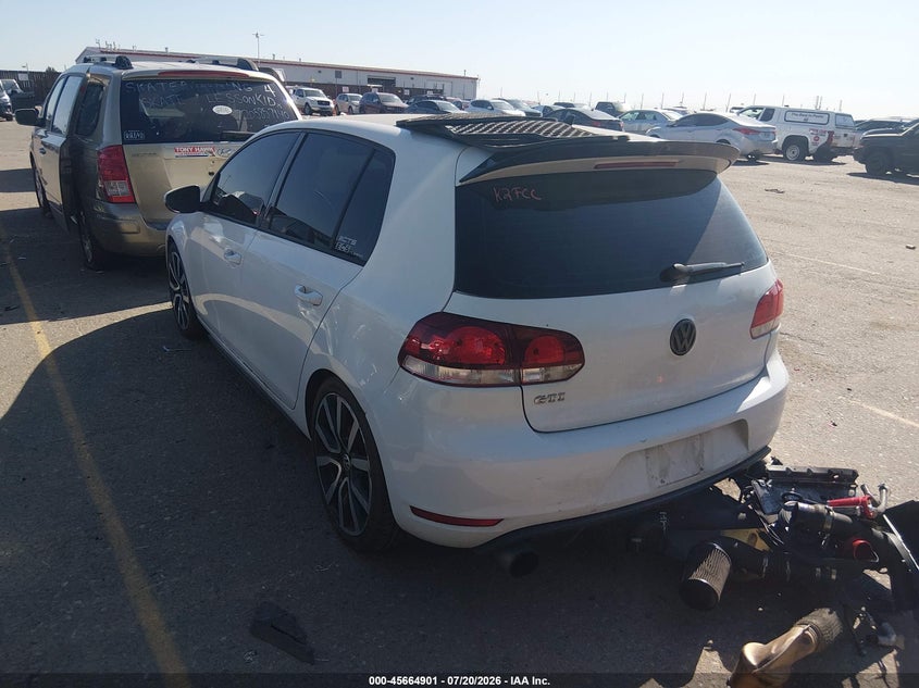 2014 Volkswagen Gti VIN WVWHD7AJ7EW006969 IAAI salvage auction — NORMAL WEAR, Salvage Title, sold $850 on 2026-08-18 (photo 3)