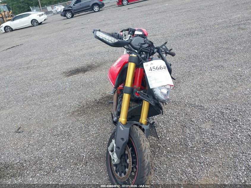 2019 Ducati Hypermotard VIN ZDMBAJDT2KB001128 IAAI salvage auction — ALL OVER, Salvage Title, sold $2,000 on 2026-09-16 (photo 5)