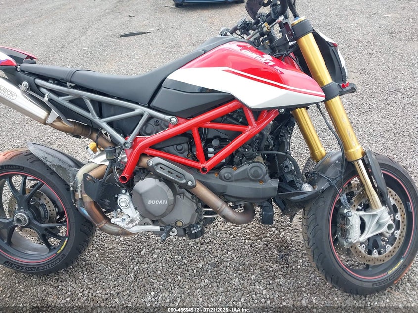 2019 Ducati Hypermotard VIN ZDMBAJDT2KB001128 IAAI salvage auction — ALL OVER, Salvage Title, sold $2,000 on 2026-09-16 (photo 8)