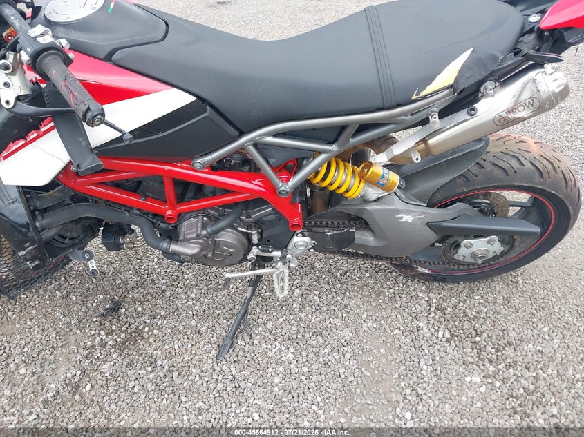 2019 Ducati Hypermotard VIN ZDMBAJDT2KB001128 IAAI salvage auction — ALL OVER, Salvage Title, sold $2,000 on 2026-09-16 (photo 9)