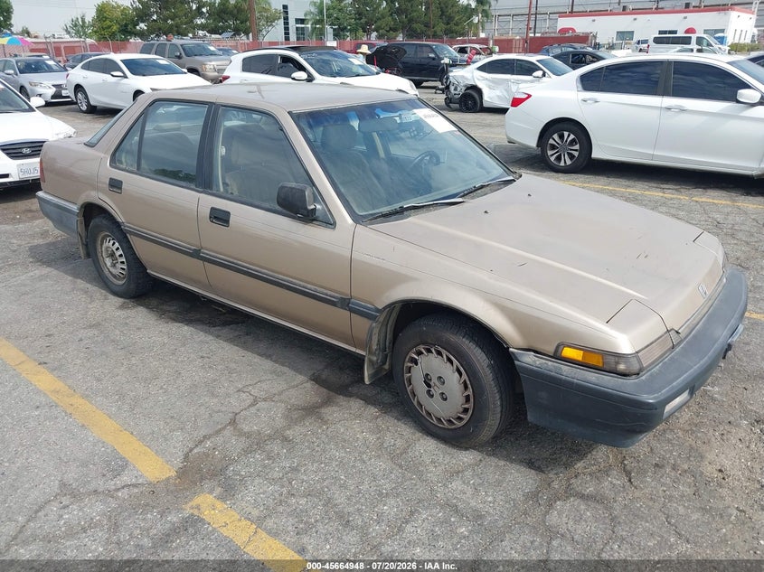1989 Honda Accord VIN JHMCA5626KC117856 IAAI salvage auction — NORMAL WEAR, Clear - Dealer Only (California), sold $25 on 2026-07-28 (photo 1)
