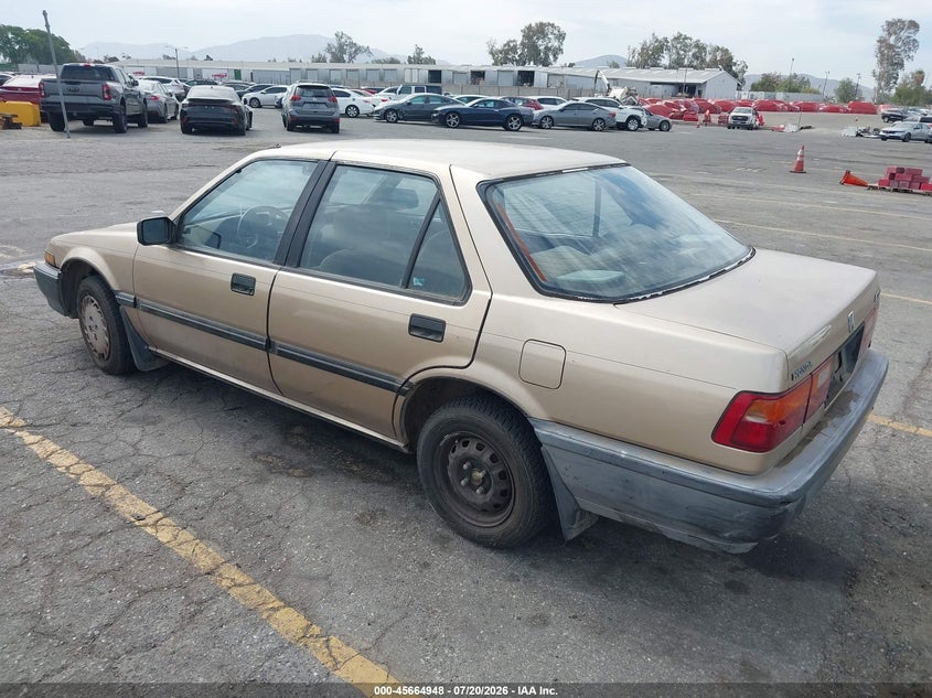 1989 Honda Accord VIN JHMCA5626KC117856 IAAI salvage auction — NORMAL WEAR, Clear - Dealer Only (California), sold $25 on 2026-07-28 (photo 3)
