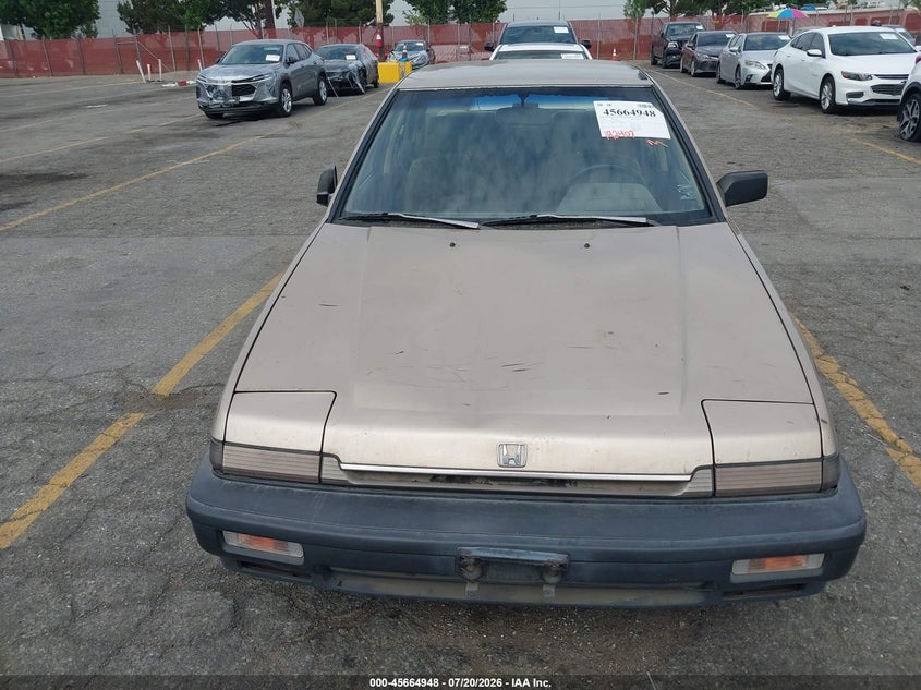 1989 Honda Accord VIN JHMCA5626KC117856 IAAI salvage auction — NORMAL WEAR, Clear - Dealer Only (California), sold $25 on 2026-07-28 (photo 6)