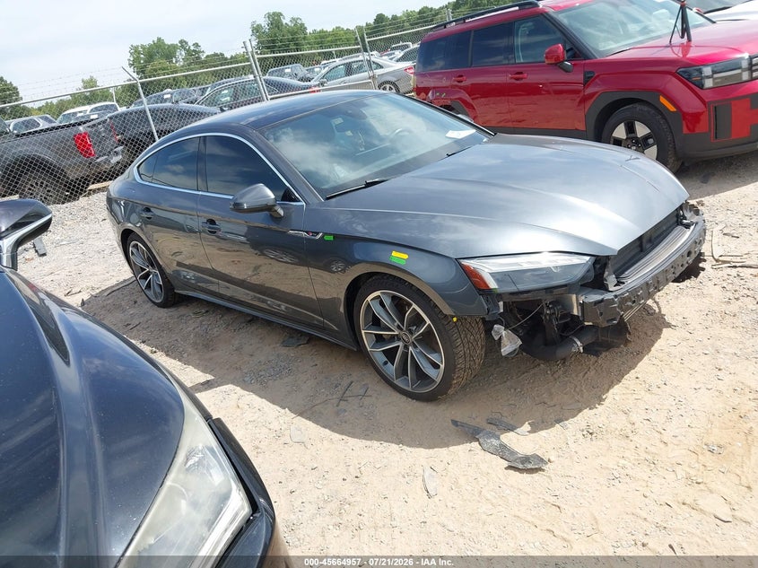 2021 Audi A5 VIN WAUFACF58MA049259 — IAAI salvage auction photo
