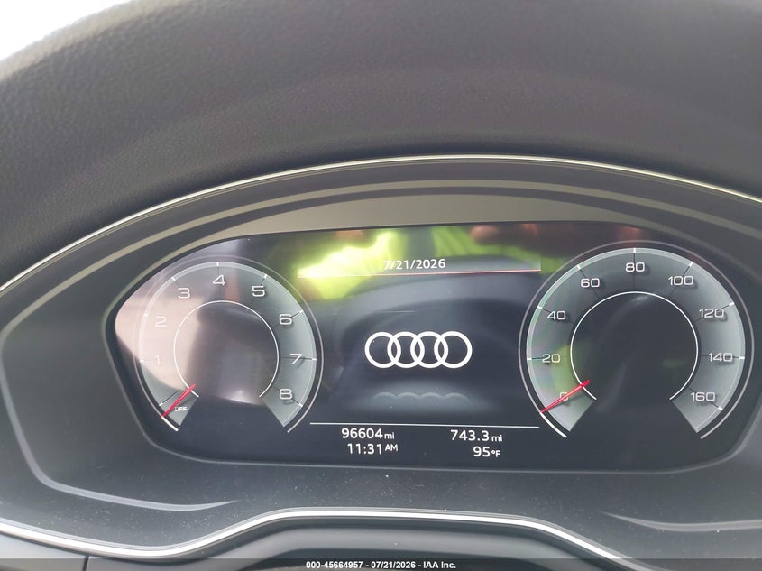 2021 Audi A5 VIN WAUFACF58MA049259 IAAI salvage auction — FRONT END, Salvage Title, sold $10,750 on 2026-08-24 (photo 7)