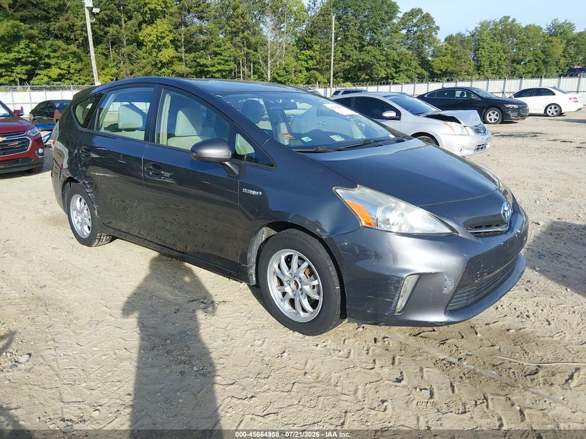 2012 Toyota Prius v VIN JTDZN3EU2C3016998 IAAI salvage auction — FRONT END, Bill Of Sale (Georgia), sold $1,000 on 2026-07-23 (photo 1)