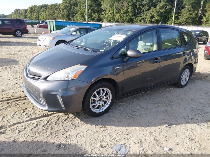2012 Toyota Prius v VIN JTDZN3EU2C3016998 IAAI salvage auction — FRONT END, Bill Of Sale (Georgia), sold $1,000 on 2026-07-23 (photo 2)