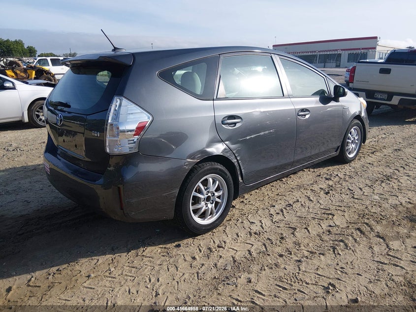 2012 Toyota Prius v VIN JTDZN3EU2C3016998 IAAI salvage auction — FRONT END, Bill Of Sale (Georgia), sold $1,000 on 2026-07-23 (photo 4)