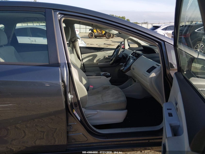 2012 Toyota Prius v VIN JTDZN3EU2C3016998 IAAI salvage auction — FRONT END, Bill Of Sale (Georgia), sold $1,000 on 2026-07-23 (photo 5)
