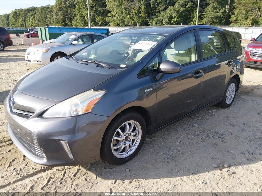 2012 Toyota Prius v VIN JTDZN3EU2C3016998 IAAI salvage auction — FRONT END, Bill Of Sale (Georgia), sold $1,000 on 2026-07-23 (photo 6)